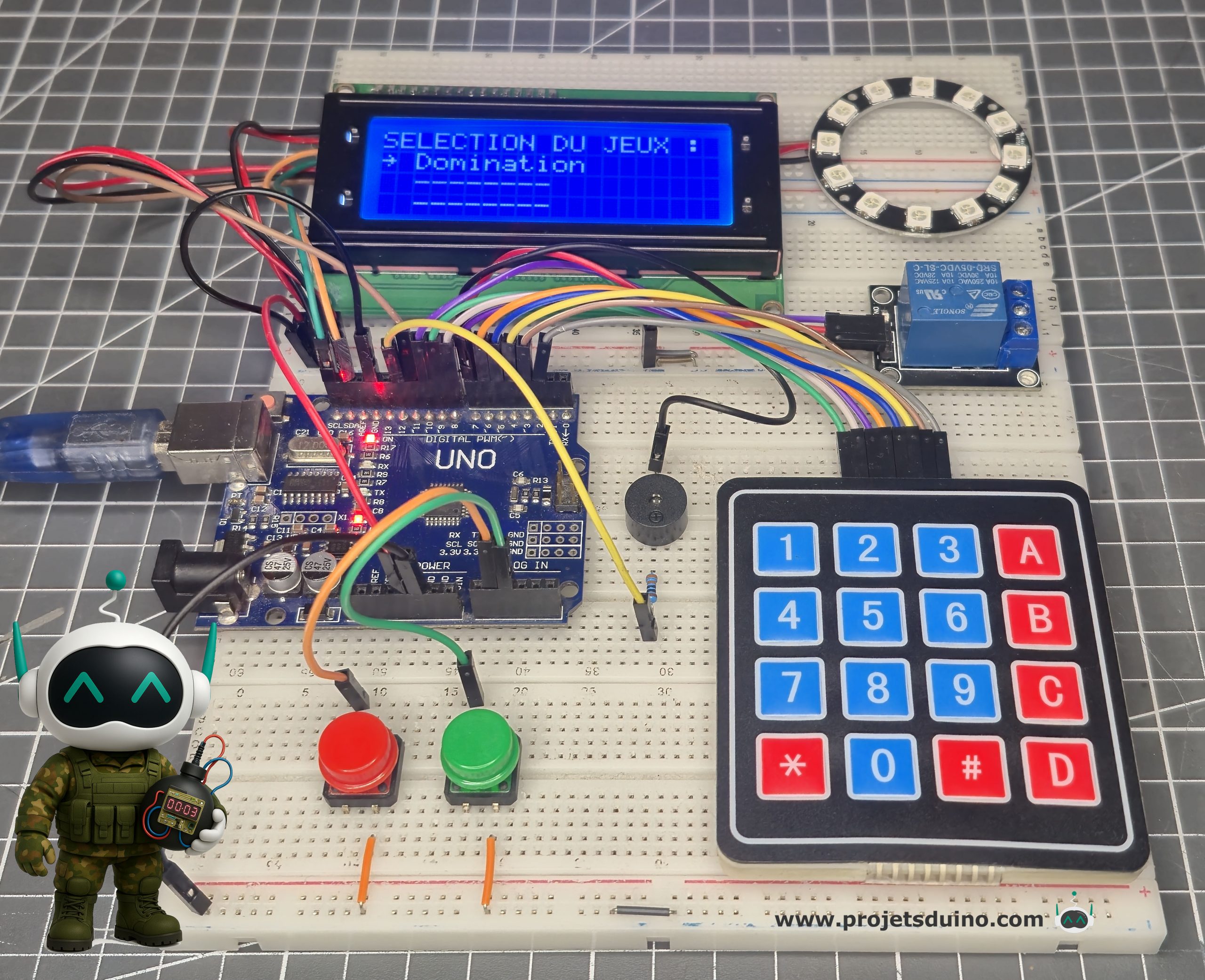 Bombe Machine Menu Bombe Airsoft Mode Domination v1